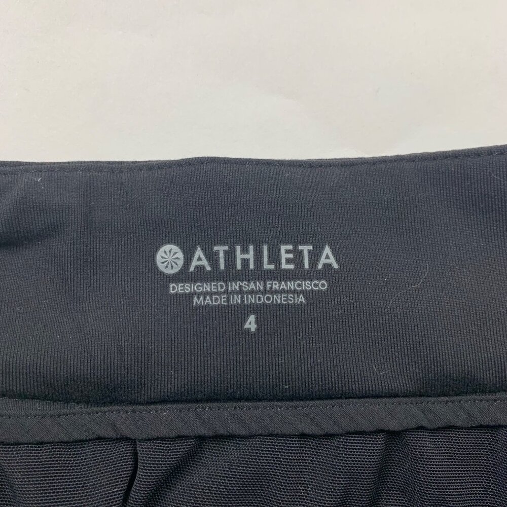 Athleta Black Quick Dry Nylon Bermuda Shorts 4 - Picture 2 of 6